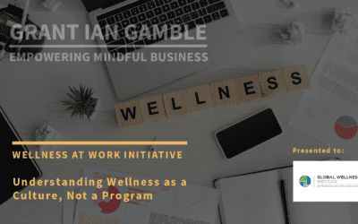 Wellness at Work Initiative: Wellness as a Culture, Not a Program